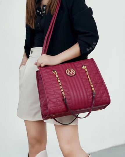 MKF Collection Makenna Vegan Leather Women’s Shoulder Bag by Mia K - Sleekdenim.com