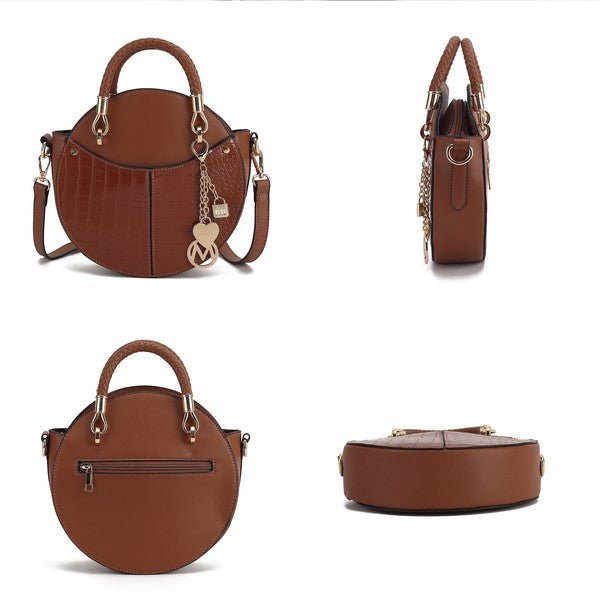 MKF Collection Nobella Women’s Crossbody Bag Croc - Embossed by Mia K - Sleekdenim.com