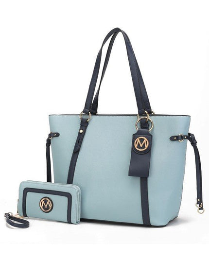 MKF Collection Tote with Wallet & Detachable Set - Sleekdenim.com