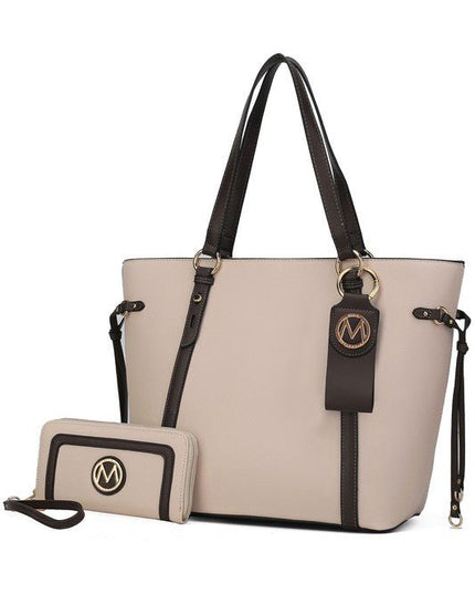 MKF Collection Tote with Wallet & Detachable Set - Sleekdenim.com