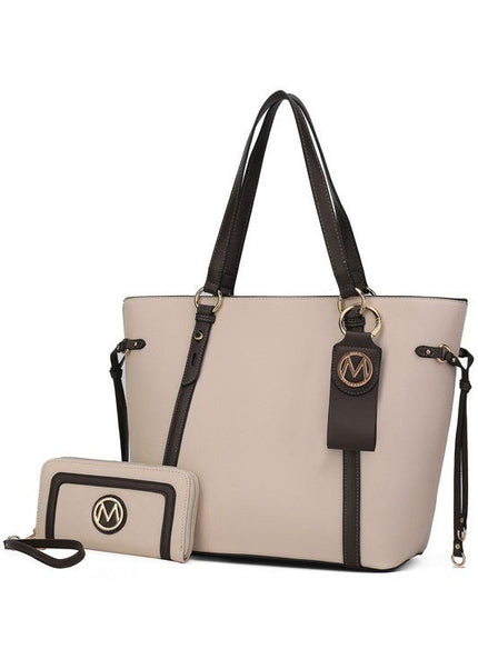 MKF Collection Tote with Wallet & Detachable Set - Sleekdenim.com
