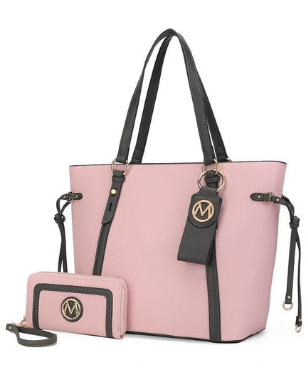 MKF Collection Tote with Wallet & Detachable Set - Sleekdenim.com