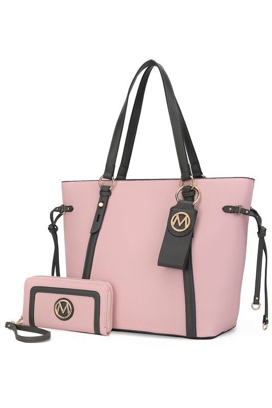 MKF Collection Tote with Wallet & Detachable Set - Sleekdenim.com
