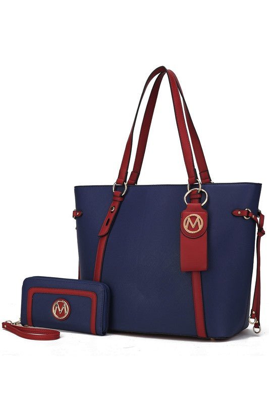 MKF Collection Tote with Wallet & Detachable Set - Sleekdenim.com