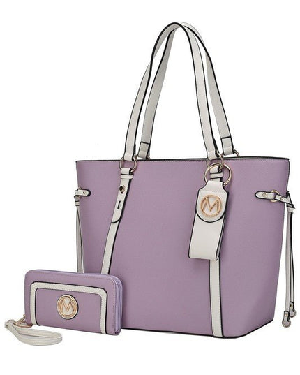 MKF Collection Tote with Wallet & Detachable Set - Sleekdenim.com
