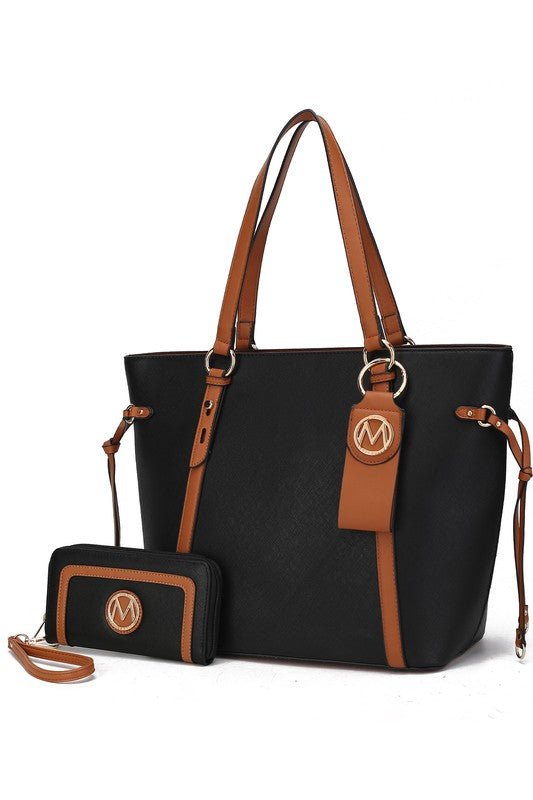 MKF Collection Tote with Wallet & Detachable Set - Sleekdenim.com