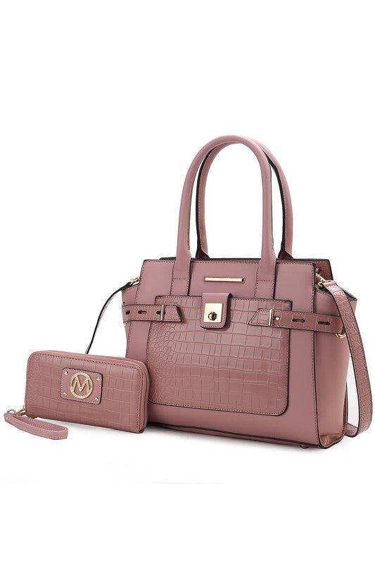 MKF Collection Vegan Leather women's Satchel Bag - Sleekdenim.com