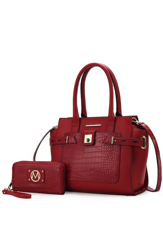 MKF Collection Vegan Leather women's Satchel Bag - Sleekdenim.com