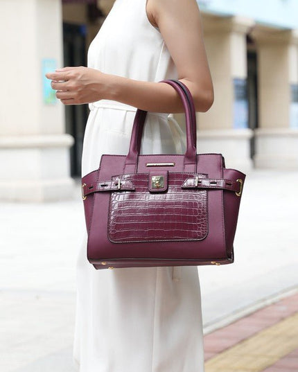 MKF Collection Vegan Leather women's Satchel Bag - Sleekdenim.com