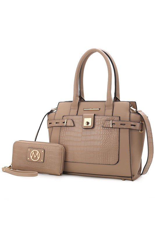 MKF Collection Vegan Leather women's Satchel Bag - Sleekdenim.com