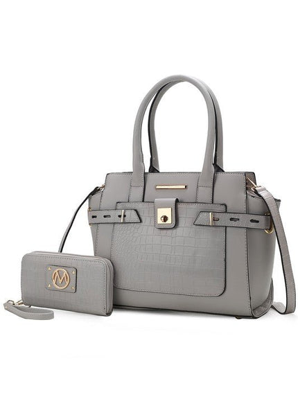 MKF Collection Vegan Leather women's Satchel Bag - Sleekdenim.com