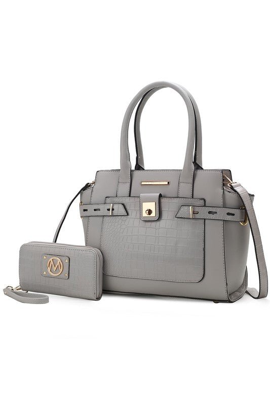MKF Collection Vegan Leather women's Satchel Bag - Sleekdenim.com