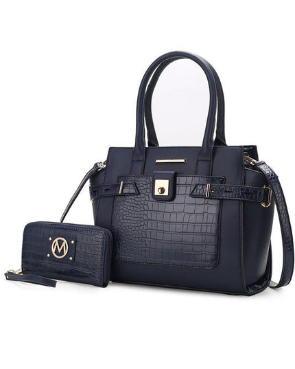 MKF Collection Vegan Leather women's Satchel Bag - Sleekdenim.com