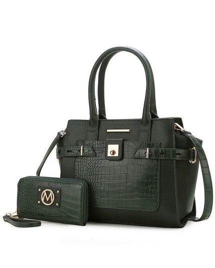 MKF Collection Vegan Leather women's Satchel Bag - Sleekdenim.com