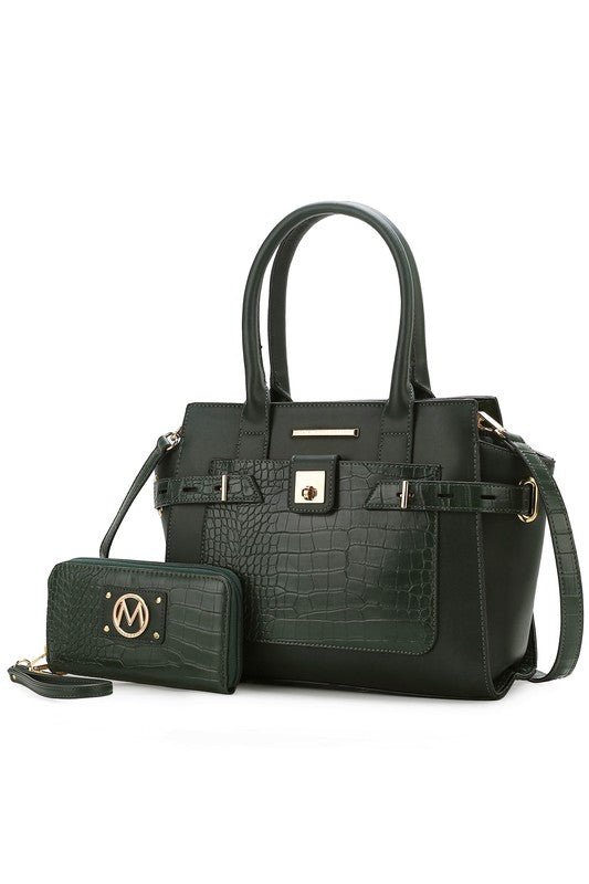 MKF Collection Vegan Leather women's Satchel Bag - Sleekdenim.com