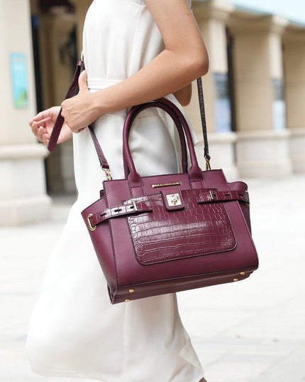 MKF Collection Vegan Leather women's Satchel Bag - Sleekdenim.com