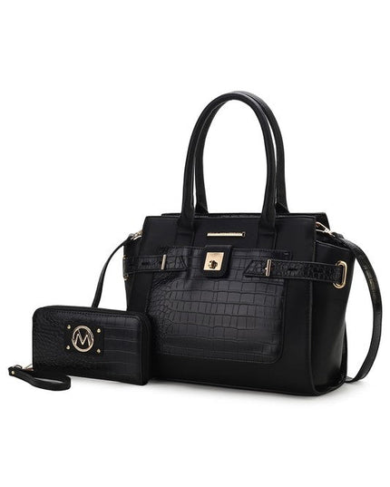 MKF Collection Vegan Leather women's Satchel Bag - Sleekdenim.com