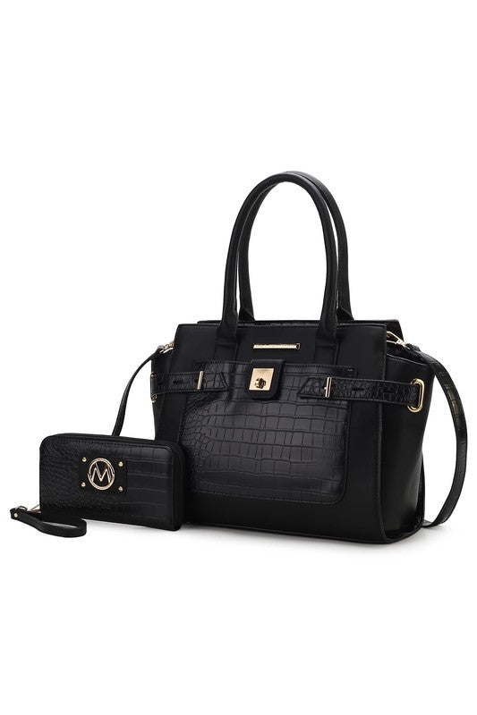 MKF Collection Vegan Leather women's Satchel Bag - Sleekdenim.com