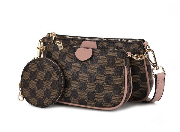 MKF Evanna Women's 3 pcs Crossbody Bag by Mia K - Sleekdenim.com