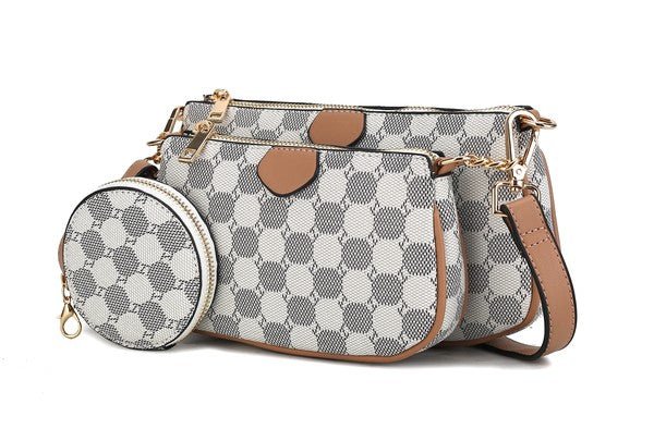 MKF Evanna Women's 3 pcs Crossbody Bag by Mia K - Sleekdenim.com