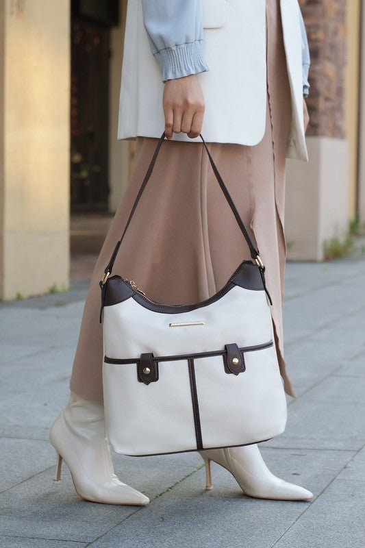 MKF Harper Vegan Leather Shoulder Bag by Mia K - Sleekdenim.com