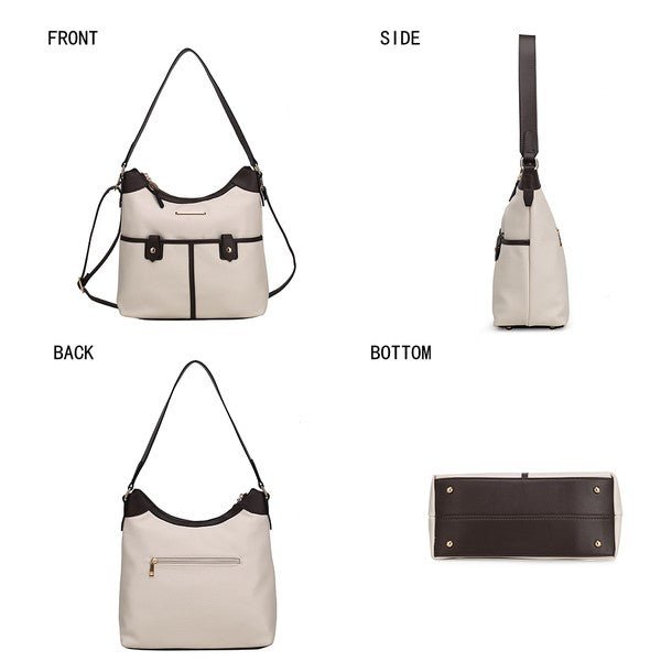 MKF Harper Vegan Leather Shoulder Bag by Mia K - Sleekdenim.com