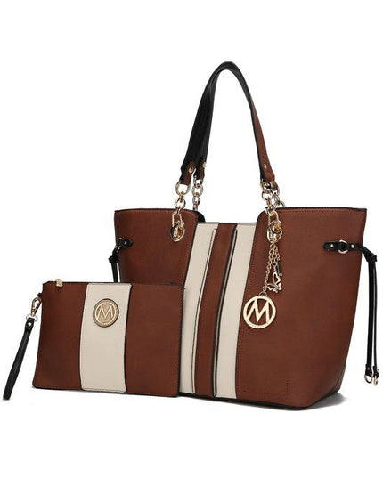 MKF Holland Tote Bag with Wristlet by Mia k - Sleekdenim.com