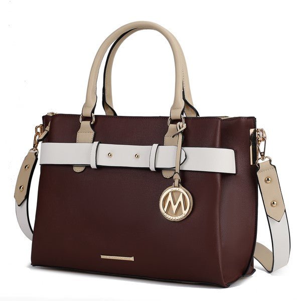 MKF Jamie Women's Satchel Bag by Mia K - Sleekdenim.com