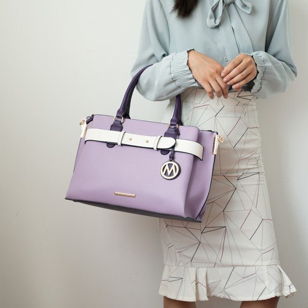 MKF Jamie Women's Satchel Bag by Mia K - Sleekdenim.com