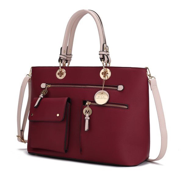 MKF Julia Women Satchel Bag by Mia K - Sleekdenim.com