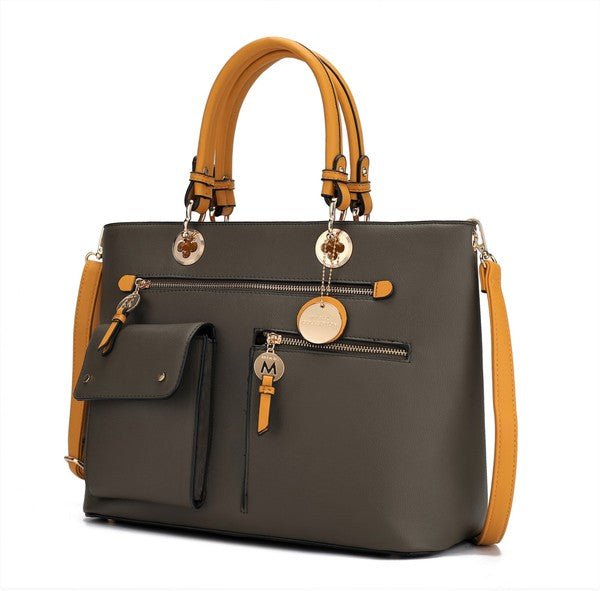 MKF Julia Women Satchel Bag by Mia K - Sleekdenim.com