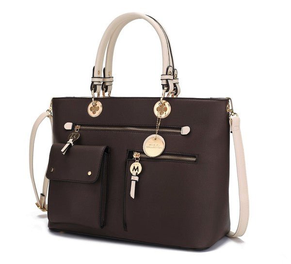 MKF Julia Women Satchel Bag by Mia K - Sleekdenim.com