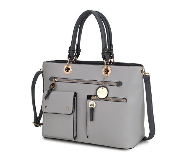 MKF Julia Women Satchel Bag by Mia K - Sleekdenim.com