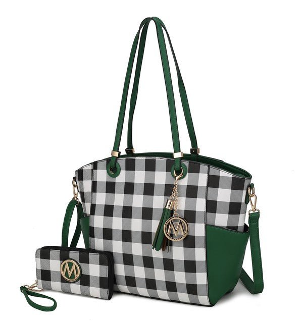 MKF Karlie Tote Bag with Wallet by Mia K - Sleekdenim.com