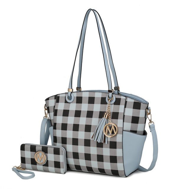 MKF Karlie Tote Bag with Wallet by Mia K - Sleekdenim.com