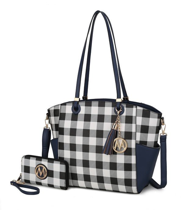 MKF Karlie Tote Bag with Wallet by Mia K - Sleekdenim.com