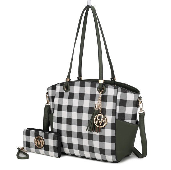 MKF Karlie Tote Bag with Wallet by Mia K - Sleekdenim.com