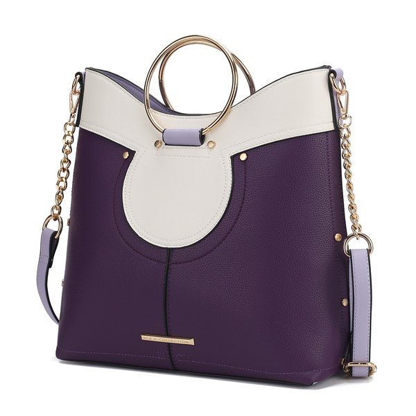 MKF Kylie Top Handle Satchel by Mia K - Sleekdenim.com