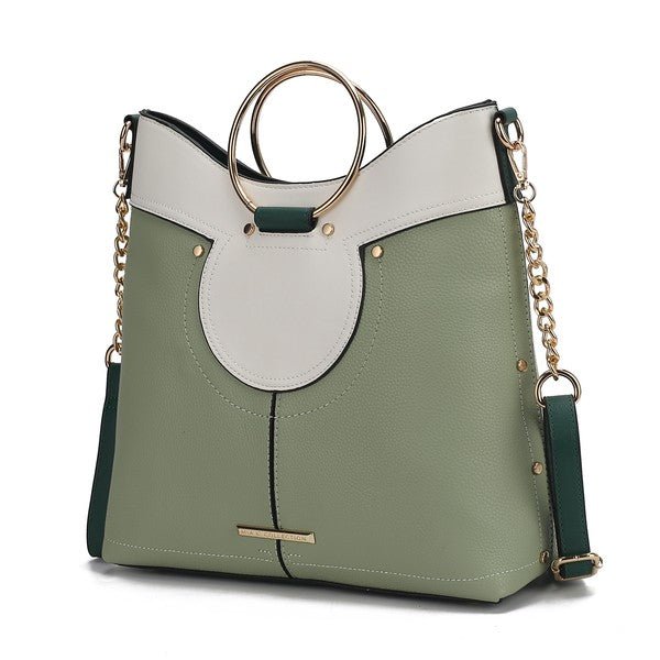 MKF Kylie Top Handle Satchel by Mia K - Sleekdenim.com