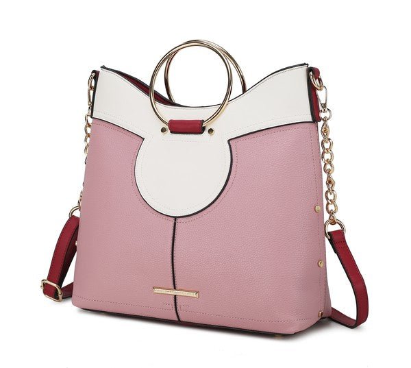 MKF Kylie Top Handle Satchel by Mia K - Sleekdenim.com