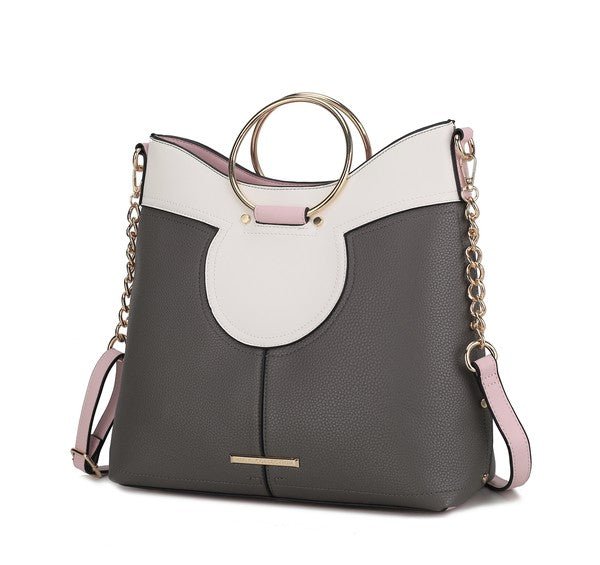 MKF Kylie Top Handle Satchel by Mia K - Sleekdenim.com
