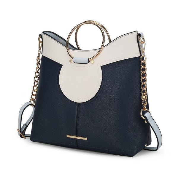MKF Kylie Top Handle Satchel by Mia K - Sleekdenim.com