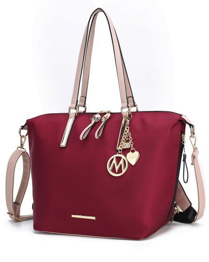 MKF Layla Solid Tote Backpack by Mia k - Sleekdenim.com