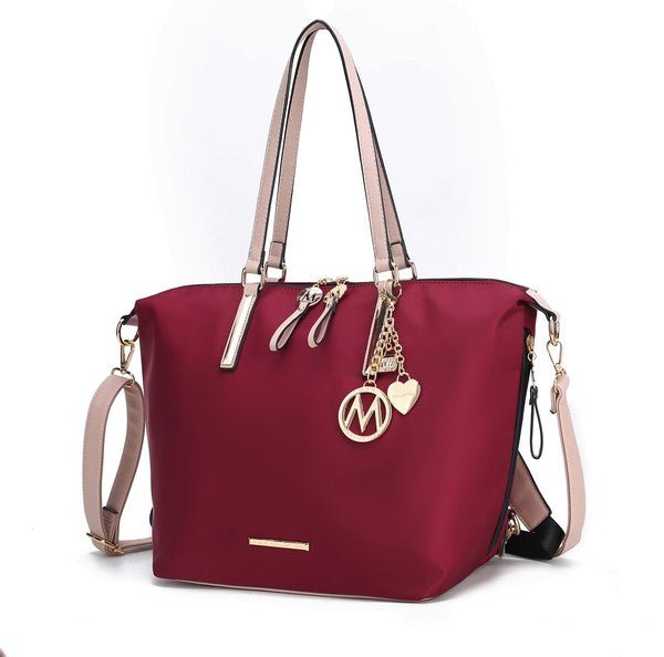 MKF Layla Solid Tote Backpack by Mia k - Sleekdenim.com