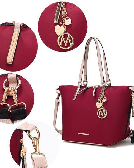 MKF Layla Solid Tote Backpack by Mia k - Sleekdenim.com