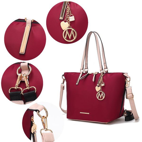 MKF Layla Solid Tote Backpack by Mia k - Sleekdenim.com