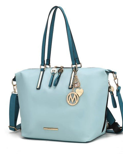 MKF Layla Solid Tote Backpack by Mia k - Sleekdenim.com