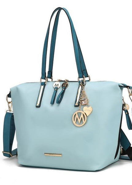 MKF Layla Solid Tote Backpack by Mia k - Sleekdenim.com