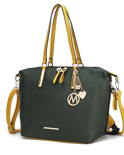 MKF Layla Solid Tote Backpack by Mia k - Sleekdenim.com