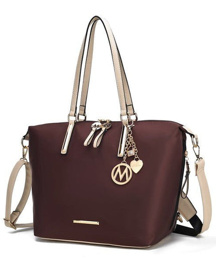 MKF Layla Solid Tote Backpack by Mia k - Sleekdenim.com